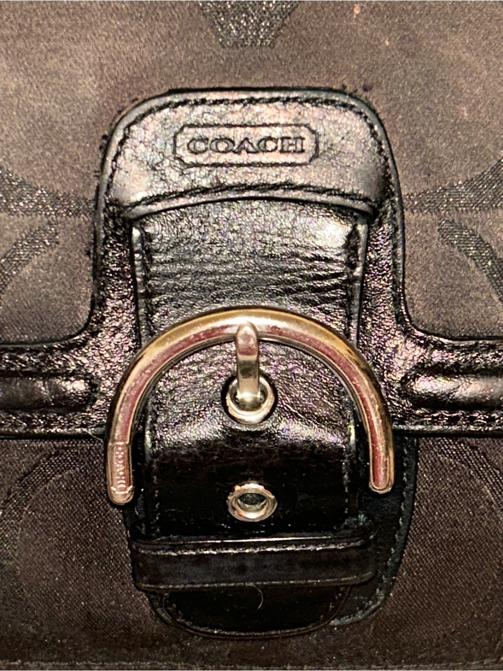 Coach Campbell Signature Crossbody North South Duffle Hobo Y2K - Picture 3 of 11